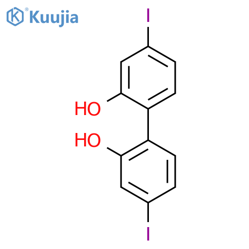 4,4'-Diiodo-2,2'-biphenol structure