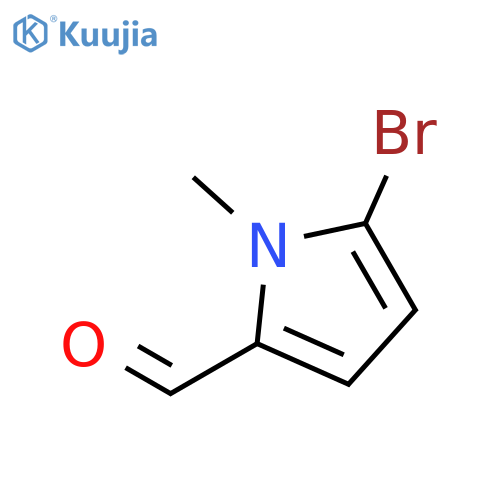 5-Bromo-1-methyl-1H-pyrrole-2-carbaldehyde structure