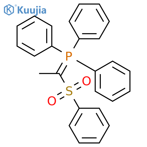 Phosphorane, triphenyl[1-(phenylsulfonyl)ethylidene]- structure
