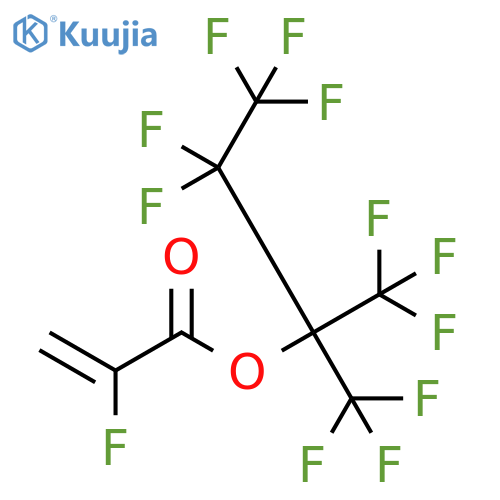 1,1-Bis(trifluoromethyl)-2,2,3,3,3-pentafluoropropyl 2-fluoroacrylate structure