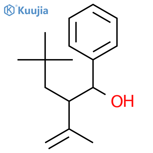 Benzenemethanol, α-[(1R)-3,3-dimethyl-1-(1-methylethenyl)butyl]-, (αR)-rel- structure