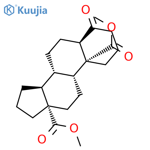 Androstane-18,19-dioic acid, 4-oxo-, dimethyl ester, (5a,9b,10a,13a)- structure