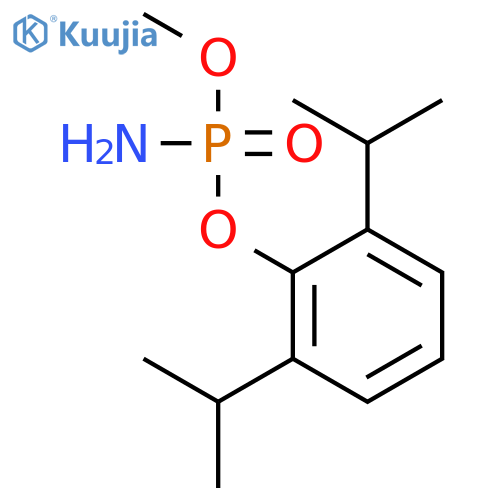Phosphoramidic acid, 2,6-bis(1-methylethyl)phenyl methyl ester structure