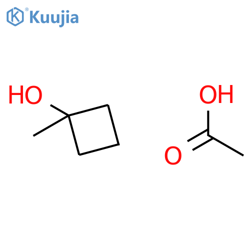 Cyclobutanol, 1-methyl-, acetate structure