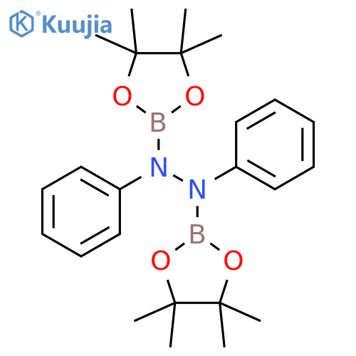 Hydrazine, 1,2-diphenyl-1,2-bis(4,4,5,5-tetramethyl-1,3,2-dioxaborolan-2-yl)- structure