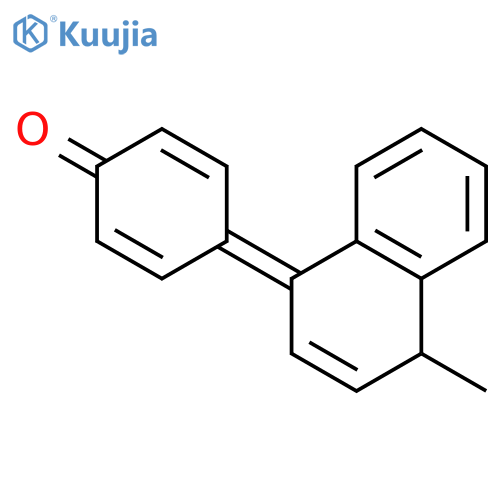 2,5-Cyclohexadien-1-one, 4-(4-methyl-1(4H)-naphthalenylidene)- structure