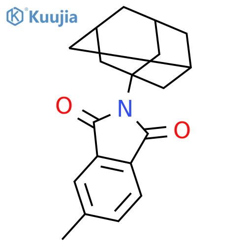 1H-Isoindole-1,3(2H)-dione, 5-methyl-2-tricyclo[3.3.1.13,7]dec-1-yl- structure