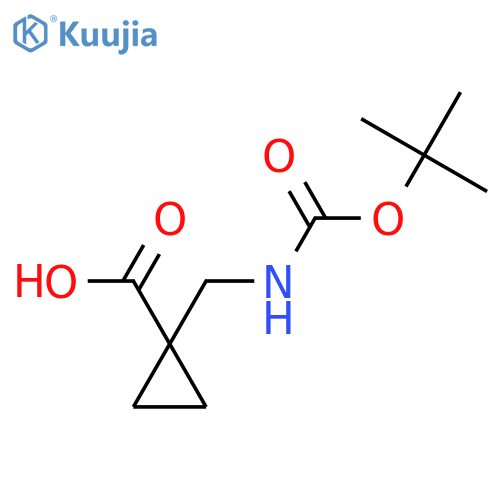 1-(Boc-aminomethyl)cyclopropyl-1-carboxylic Acid structure
