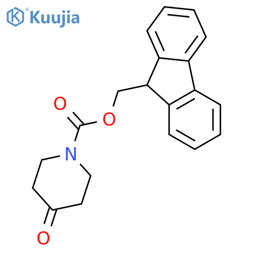 (9H-fluoren-9-yl)methyl 4-oxopiperidine-1-carboxylate structure