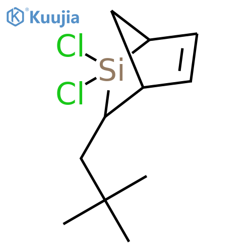 2-Silabicyclo[2.2.1]hept-5-ene, 2,2-dichloro-3-(2,2-dimethylpropyl)- structure