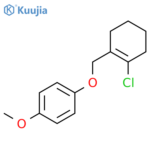 Benzene, 1-[(2-chloro-1-cyclohexen-1-yl)methoxy]-4-methoxy- structure