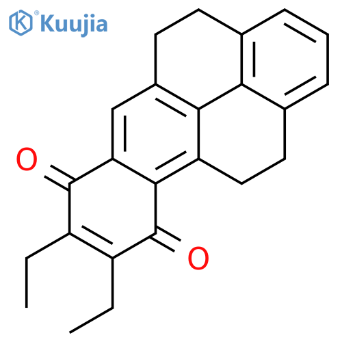 Benzo[a]pyrene-7,10-dione, 8,9-diethyl-4,5,11,12-tetrahydro- structure