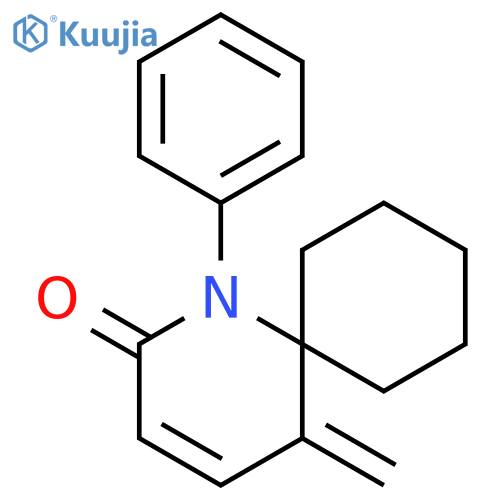 1-Azaspiro[5.5]undec-3-en-2-one, 5-methylene-1-phenyl- structure