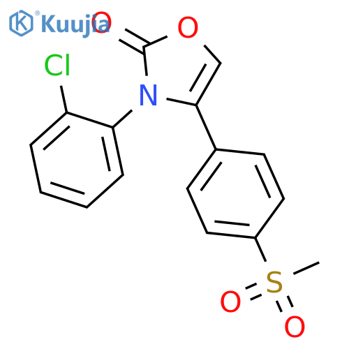2(3H)-Oxazolone, 3-(2-chlorophenyl)-4-[4-(methylsulfonyl)phenyl]- structure