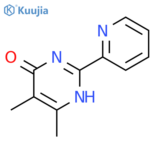 5,6-Dimethyl-4-hydroxy-2-(pyridin-2-yl)pyrimidine structure
