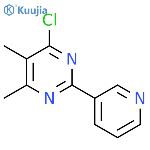 4-chloro-5,6-dimethyl-2-(pyridin-3-yl)pyrimidine structure