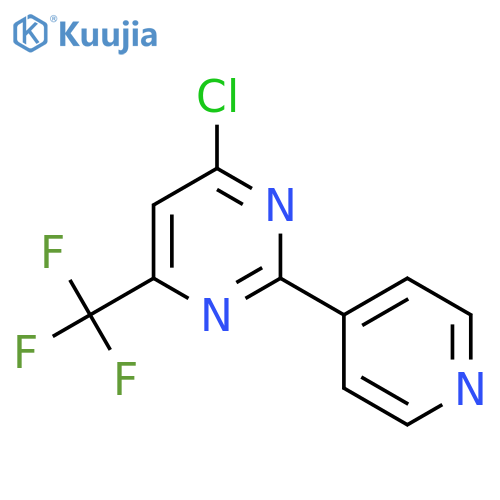 4-Chloro-2-(pyridin-4-yl)-6-(trifluoromethyl)pyrimidine structure