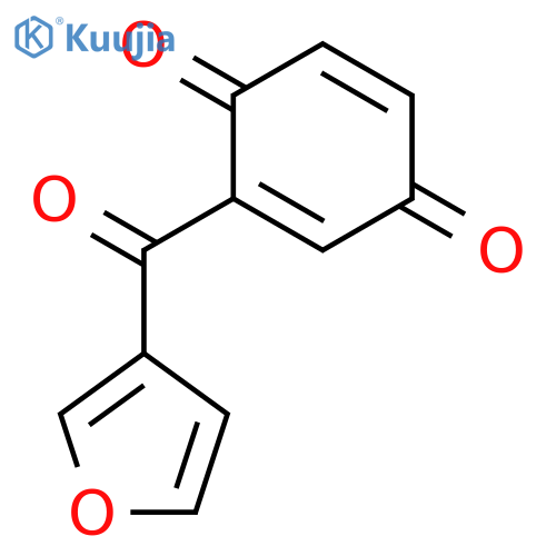 2,5-Cyclohexadiene-1,4-dione, 2-(3-furanylcarbonyl)- structure