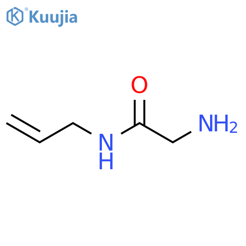 2-amino-N-(prop-2-en-1-yl)acetamide structure