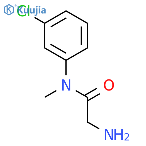 Acetamide, 2-amino-N-(3-chlorophenyl)-N-methyl- structure