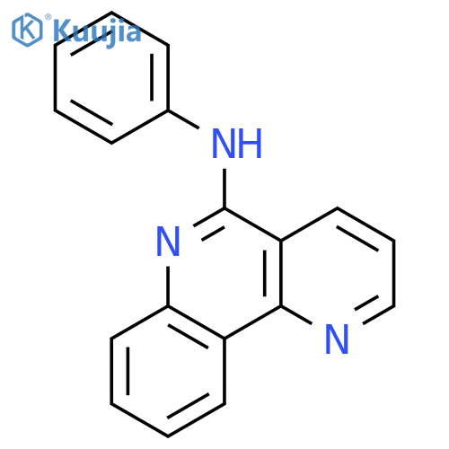 Benzo[h]-1,6-naphthyridin-5-amine, N-phenyl- structure