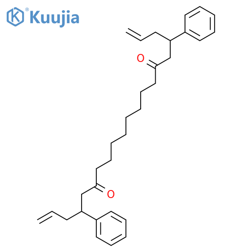 1,19-Eicosadiene-6,15-dione, 4,17-diphenyl- structure