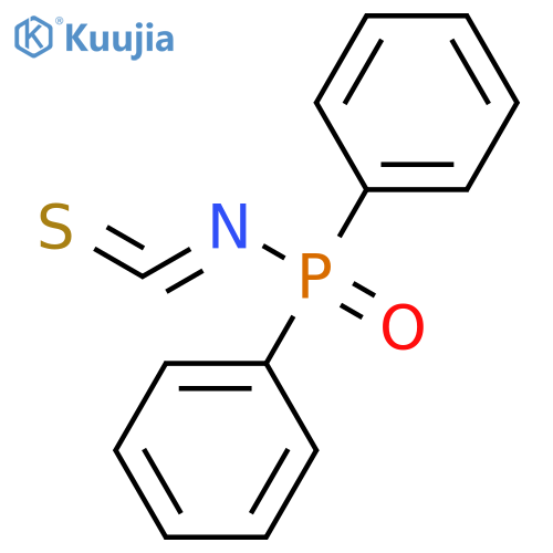 Phosphinic isothiocyanate, diphenyl- structure