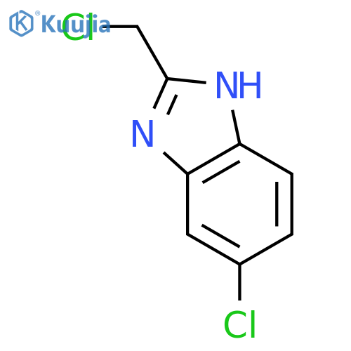 5-Chloro-2-chloromethyl-1H-benzoimidazole structure