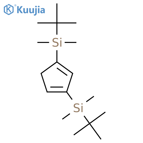 SILANE, CYCLOPENTADIENE-1,3-DIYLBIS[(1,1-DIMETHYLETHYL)DIMETHYL- structure
