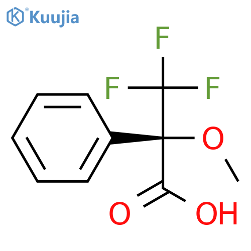 (2R)-3,3,3-Trifluoro-2-methoxy-2-phenylpropanoic acid structure