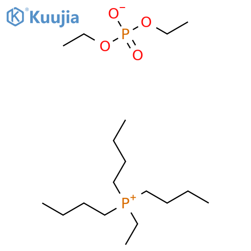 Tributyl(ethyl)phosphonium Diethyl Phosphate structure