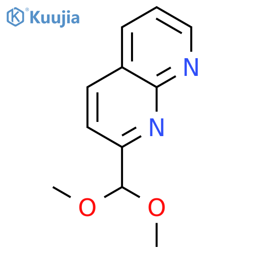 2-(Dimethoxymethyl)-1,8-naphthyridine structure