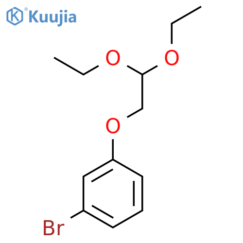 2-(3-bromophenoxy)acetaldehyde diethyl acetal structure
