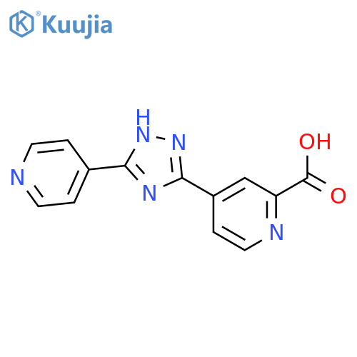 4-3-(4-Pyridinyl)-1H-1,2,4-triazol-5-yl2-pyridinecarboxylic Acid structure