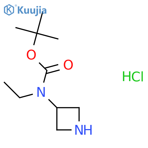 Tert-Butyl azetidin-3-yl(ethyl)carbamate hydrochloride structure