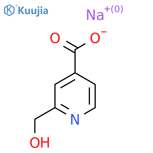 Sodium 2-(hydroxymethyl)isonicotinate structure