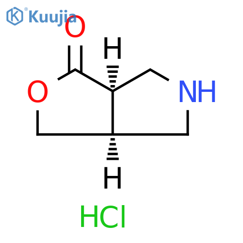 rac-(3aR,6aS)-hexahydro-1H-furo3,4-cpyrrol-1-one hydrochloride structure