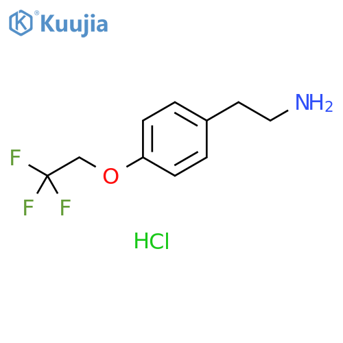 2-[4-(2,2,2-Trifluoroethoxy)phenyl]ethylamineHydrochloride structure