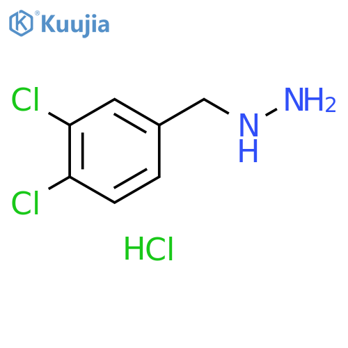 (3,4-Dichlorobenzyl)hydrazineDihydrochloride structure