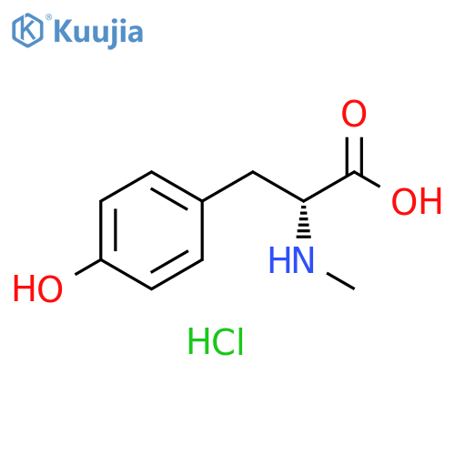 N-Methyl-D-Tyrosine Hydrochloride structure