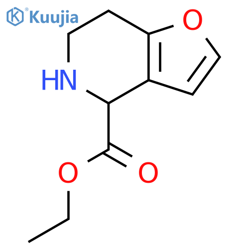 ethyl 4H,5H,6H,7H-furo3,2-cpyridine-4-carboxylate structure