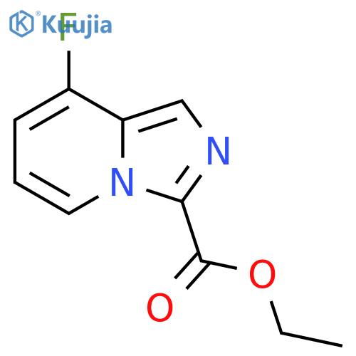 ethyl 8-fluoroimidazo1,5-apyridine-3-carboxylate structure