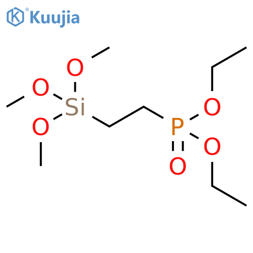 Phosphonic acid, [2-(trimethoxysilyl)ethyl]-, diethyl ester structure