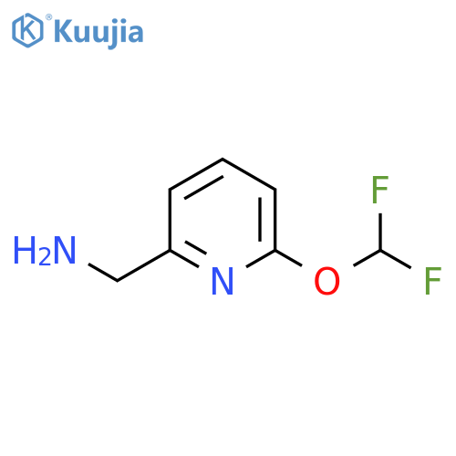 6-(difluoromethoxy)pyridin-2-ylmethanamine structure