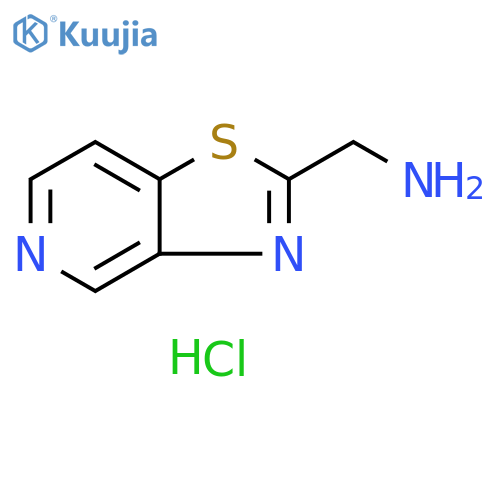 {1,3thiazolo4,5-cpyridin-2-yl}methanamine dihydrochloride structure