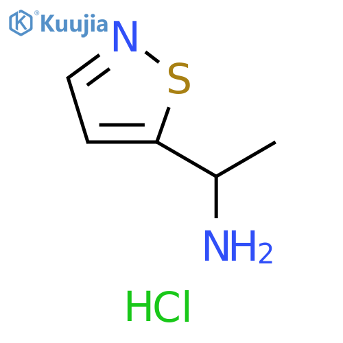 1-(1,2-thiazol-5-yl)ethan-1-amine dihydrochloride structure