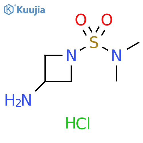 3-amino-N,N-dimethylazetidine-1-sulfonamide hydrochloride structure