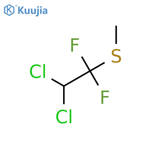 Ethane,2,2-dichloro-1,1-difluoro-1-(methylthio)- structure
