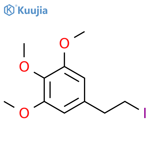 Benzene, 5-(2-iodoethyl)-1,2,3-trimethoxy- structure
