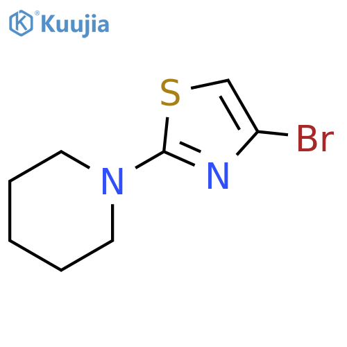 4-Bromo-2-(piperidin-1-yl)thiazole structure